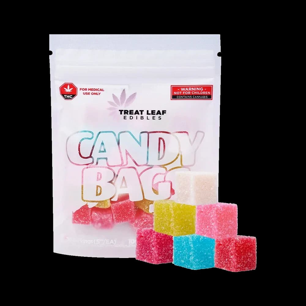 Treat Leaf microdose Candy Bag, 5mg THC per gummy, 36 pack
