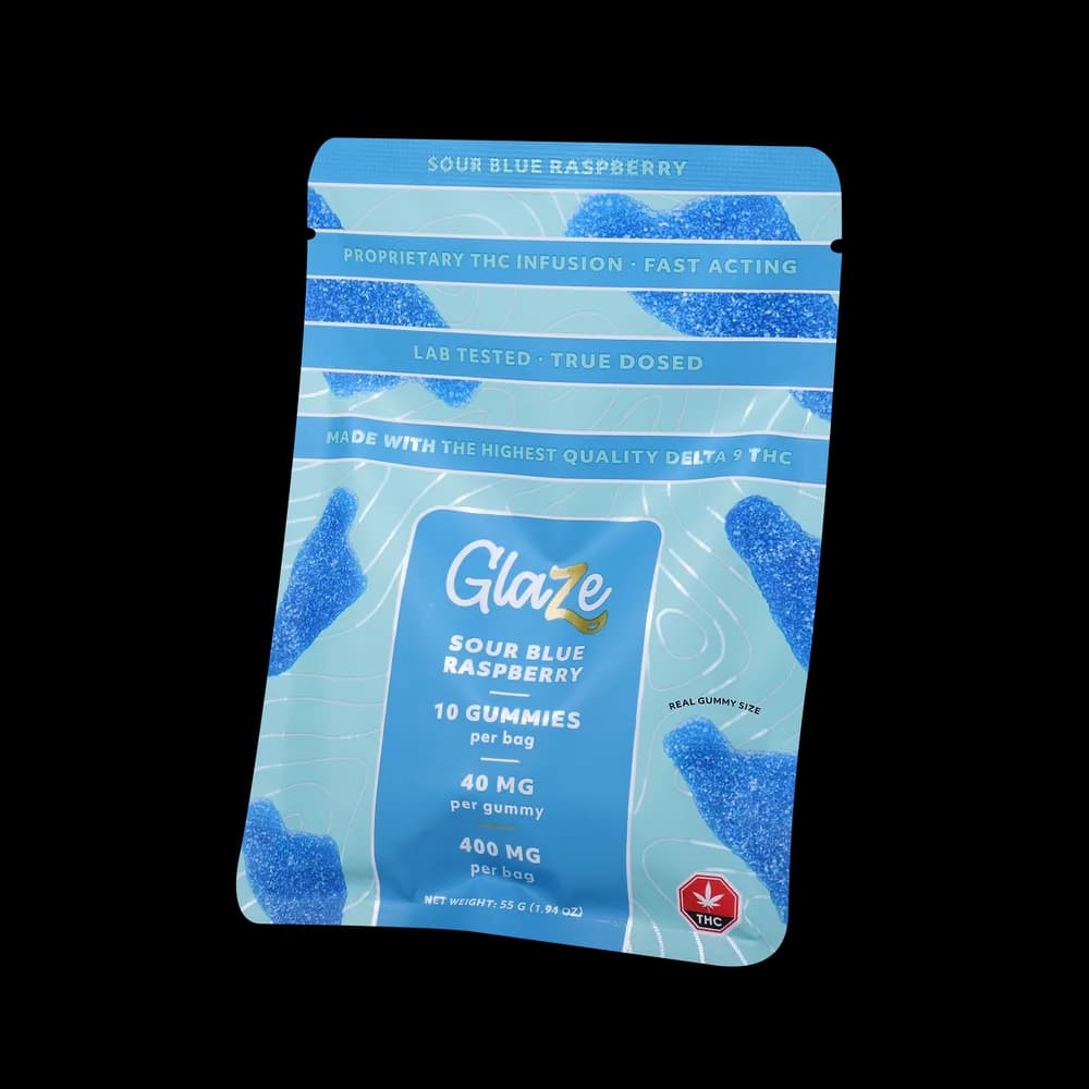 40mg THC Gummies - Blue Raspberry Big Feet