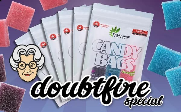 Six 9-packs ofTreat Leaf’s 40mg Gummies